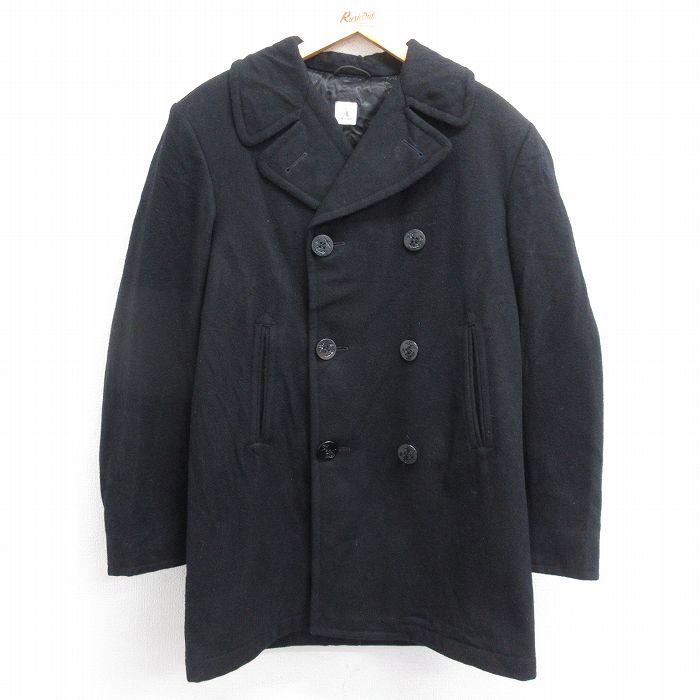 50%OFF】M/古着 長袖 ミリタリー ピーコート Pコート メンズ 90s