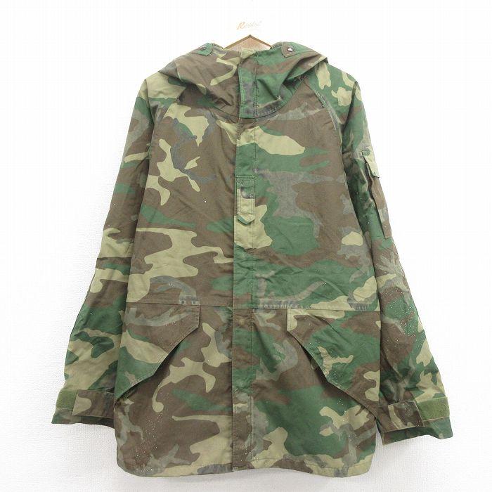 XL/古着 長袖 ミリタリー ナイロン ゴアテックス ジャケット パーカー