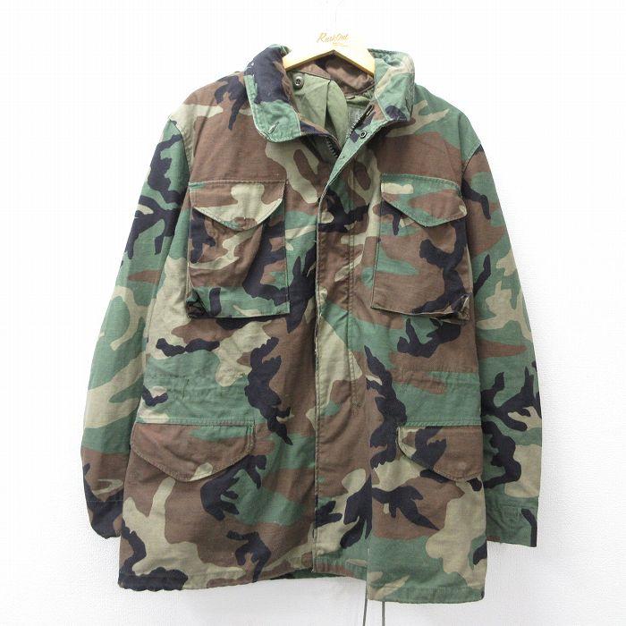 50%OFF】L/古着 長袖 ミリタリー フィールド ジャケット メンズ 90年代 