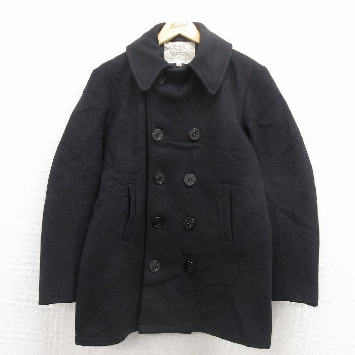 M/古着 長袖 ミリタリー ウール ピーコート メンズ 90年代 90s USA製