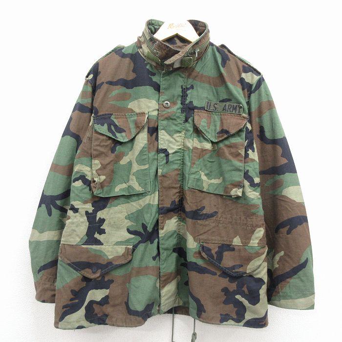 L/古着 長袖 ミリタリー フィールド ジャケット メンズ 80年代 80s M