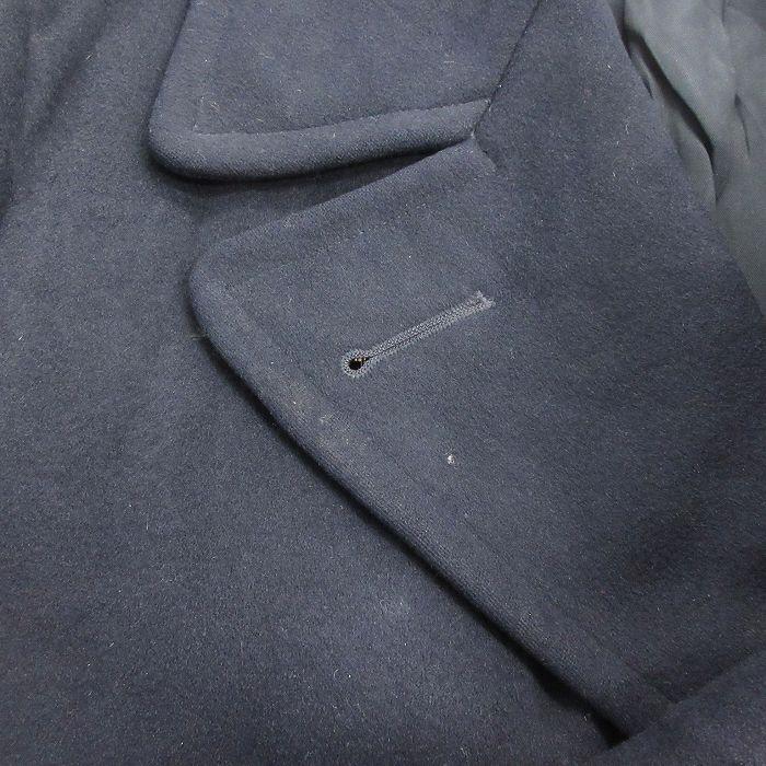 M/古着 長袖 ビンテージ ミリタリー ピーコート Pコート メンズ 60年代 60s ロング丈 USA製 濃紺 26jan15 M/古着 長袖 ビンテージ ミリタリー ピーコート Pコート メンズ 60年代