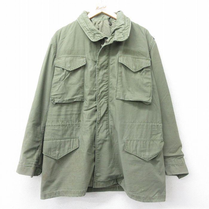 L/古着 長袖 ビンテージ ミリタリー フィールド ジャケット メンズ 60