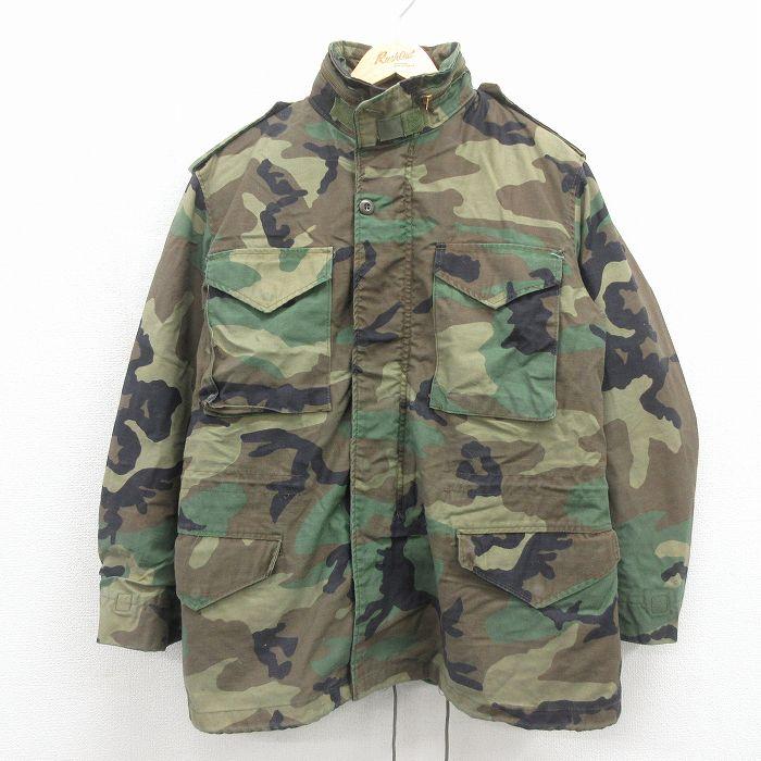 L/古着 長袖 ミリタリー フィールド ジャケット メンズ 90年代 90s M