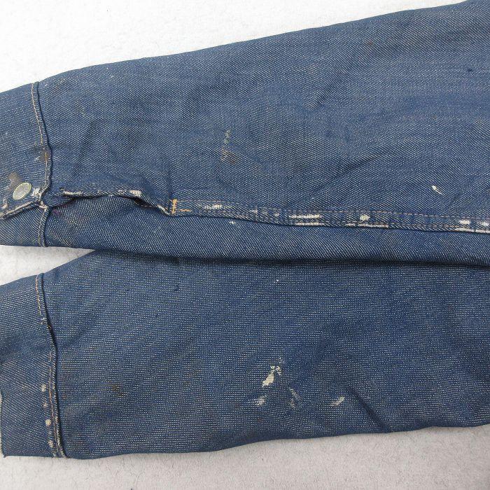 L/古着 ランチクラフト 長袖 ビンテージ ジージャン メンズ70年代 70s 紺 デニム 内側キルティング【spe】 26feb19 L/古着 ランチクラフト 長袖 ビンテージ ジージャン メンズ70年代 70s