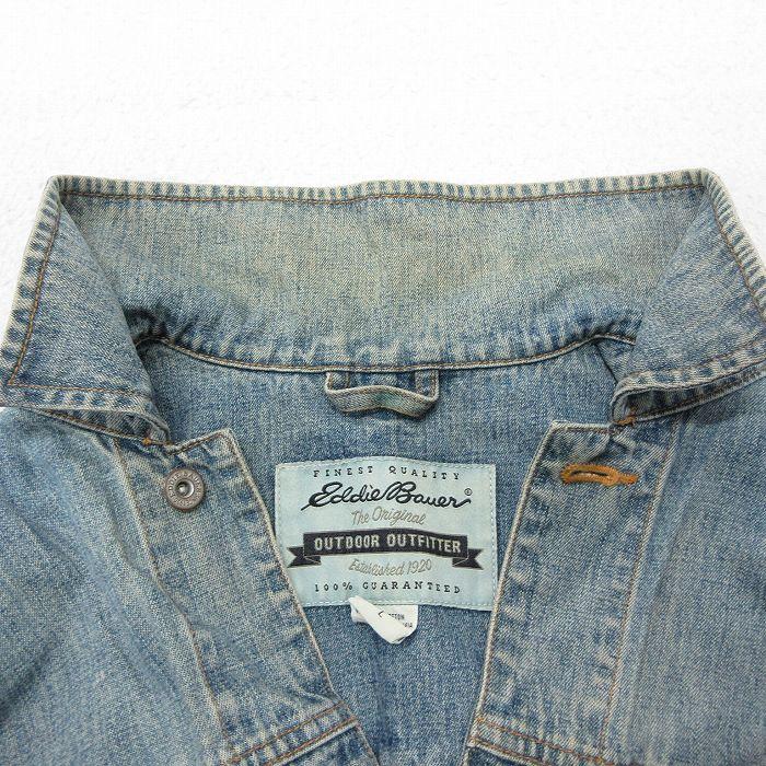 Eddie Bauer（エディーバウアー） XL/古着 長袖 ジージャン メンズ 00