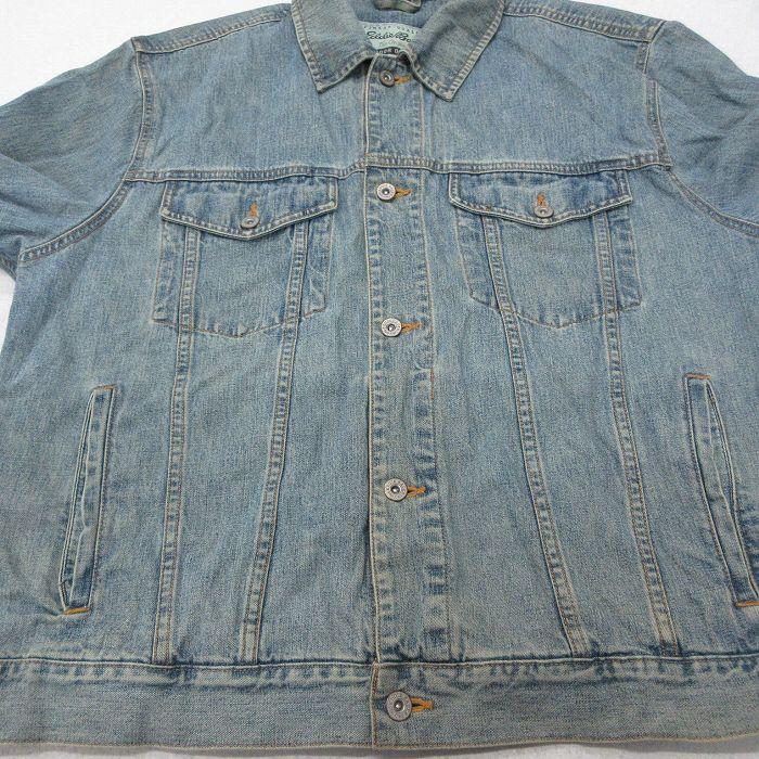 Eddie Bauer（エディーバウアー） XL/古着 長袖 ジージャン メンズ 00
