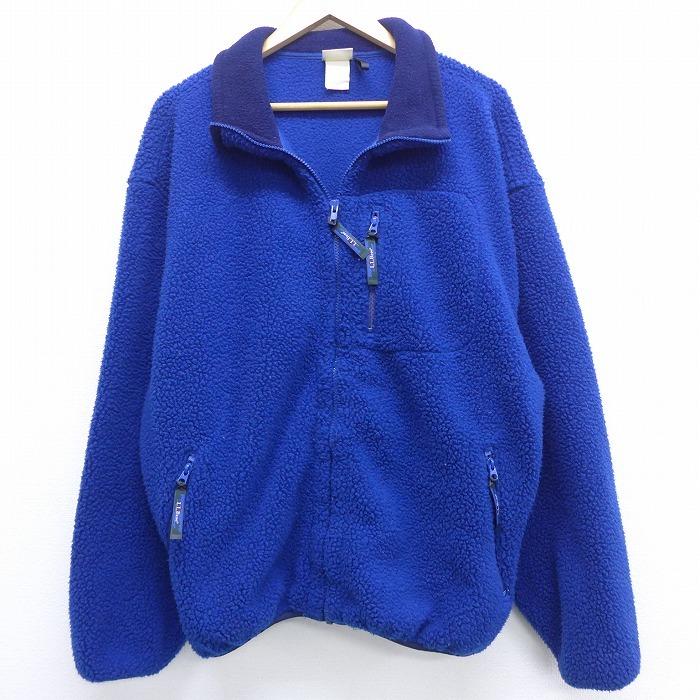 Xl 古着 長袖 フリース ジャケット 00s エルエルビーン Llbean 青 ブルー dec07 中古 メンズ アウター Oudw 古着屋rushout 通販 Yahoo ショッピング