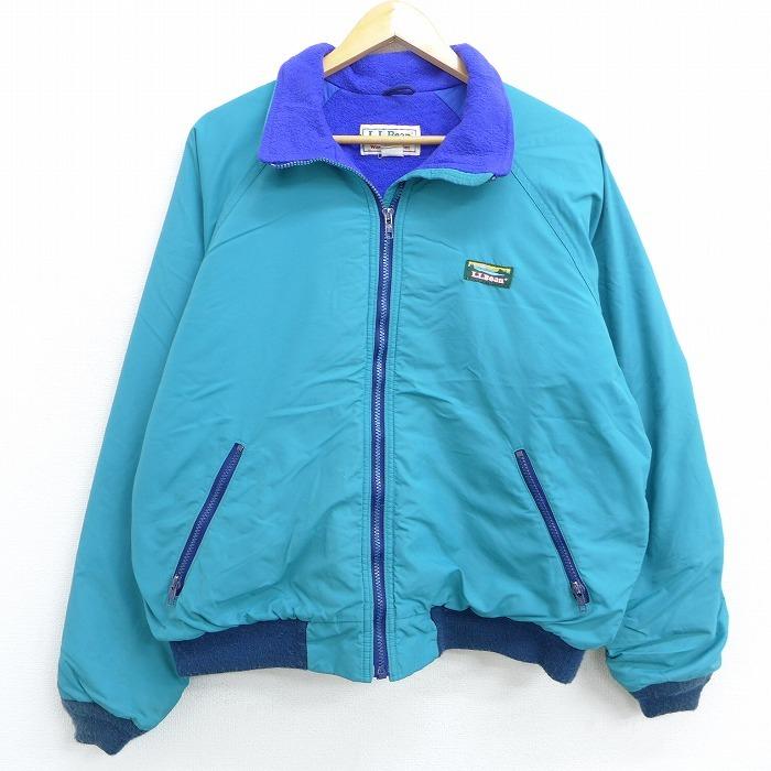 L 古着 長袖 ナイロン ウォームアップ ジャケット 90s エルエルビーン Llbean ワンポイントロゴ ラグラン 青緑 Spe dec15 中古 メンズ アウター Oudw 古着屋rushout 通販 Yahoo ショッピング