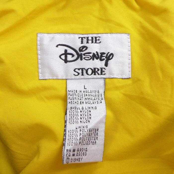 Xl 古着 長袖 ハーフジップ ナイロン ジャケット アノラック パーカー 00s ディズニー Disney ミッキー Mickey Mouse 刺繍 内側フリース 大きいサイズ 黄 イエロ Oudw 古着屋rushout 通販 Yahoo ショッピング