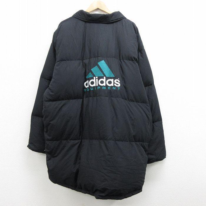 adidas XL/古着 アディダス 長袖 キルティング ダウン ジャケット 