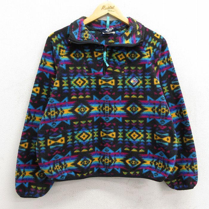 S/古着 ウールリッチ 長袖 ハーフジップ フリース ジャケット メンズ