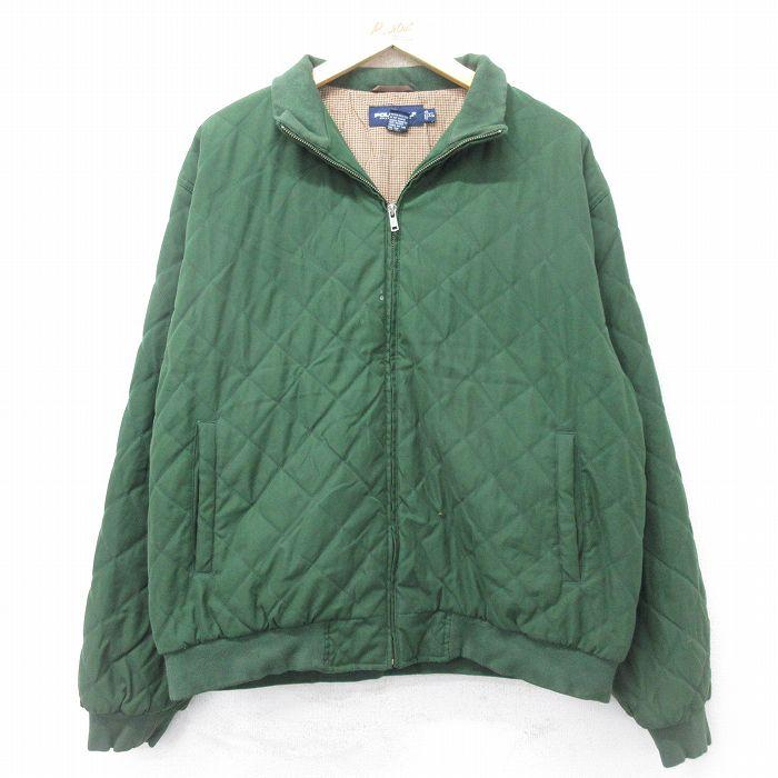 XL/古着 ラルフローレン 長袖 ブランド キルティング ジャケット 