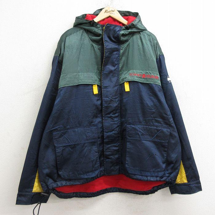 TOMMY HILFIGER XL/古着 トミーヒルフィガー 長袖 ブランド ナイロン 