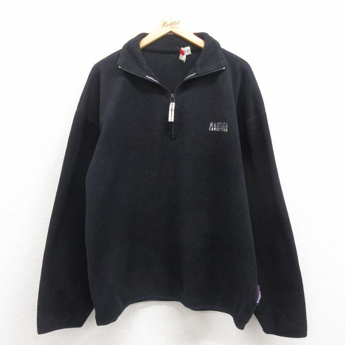 NAUTICA（ノーティカ） XL/古着 長袖 ブランド ハーフジップ フリース 