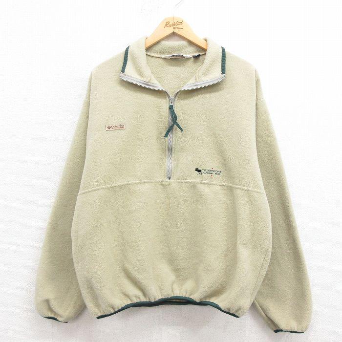 Columbia（コロンビア） M/古着 長袖 ハーフジップ フリース