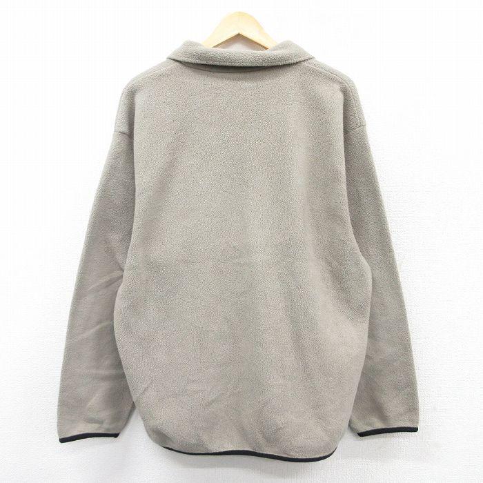 L/古着 EMS 長袖 ハーフジップ フリース ジャケット メンズ 90s ワン
