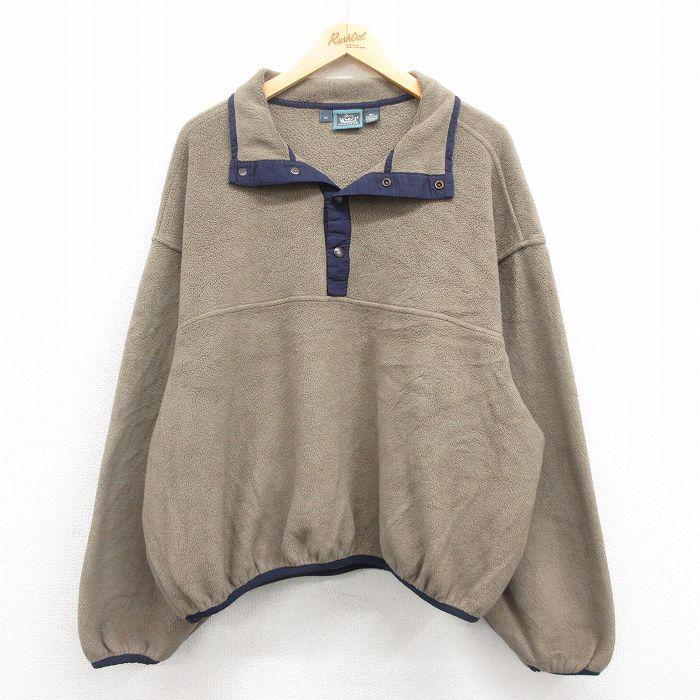 XL/古着 ウールリッチ 長袖 フリース ジャケット メンズ 00s スナップT