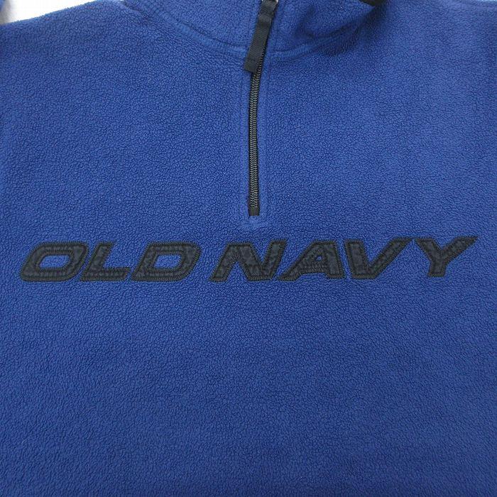 OLD NAVY（オールドネイビー） M/古着 長袖 ハーフジップ フリース