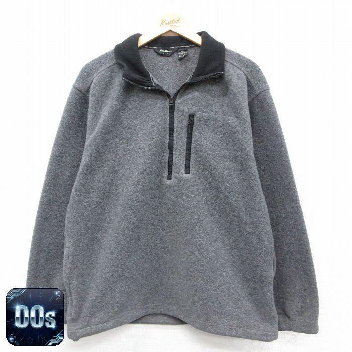 Eddie Bauer（エディーバウアー） 【50%OFF】M/古着 長袖 ハーフジップ 