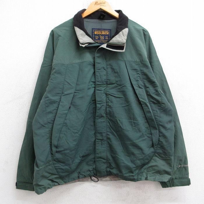 XL/古着 ウールリッチ 長袖 ナイロン マウンテン ジャケット メンズ 襟