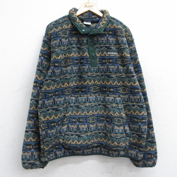 Columbia（コロンビア） XL/古着 長袖 フリース ジャケット メンズ