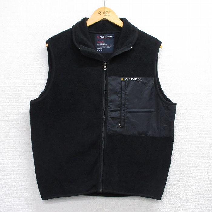 Polo Ralph Lauren ブラック ベスト M POLO RALPH LAUREN（ポロ・ラルフローレン） M/古着 ラルフローレン