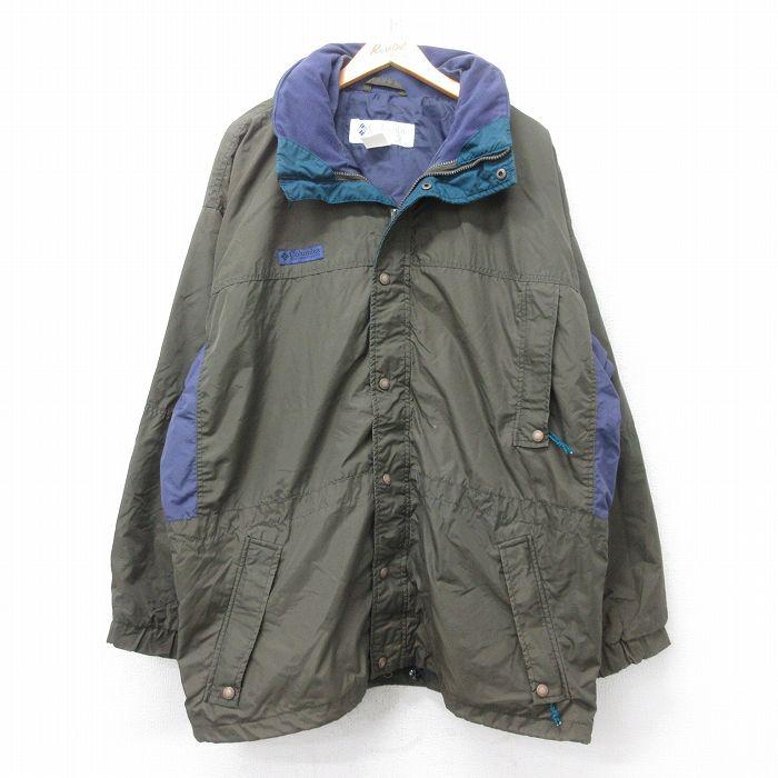 90s- Columbia ナイロンジップマウンテンジャケット XL