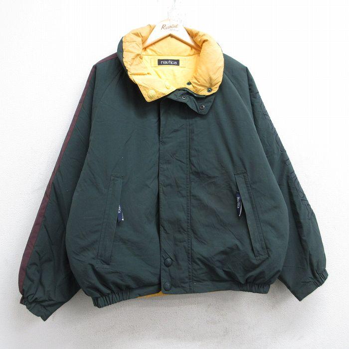 NAUTICA（ノーティカ） XL/古着 長袖 ブランド ナイロン ダウン