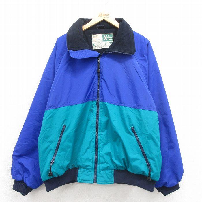 Supreme ナイロンジャケット XL ブルー XL/古着 Wear Guard 長袖 ナイロン ジャケット メンズ 00s ラグラン 青