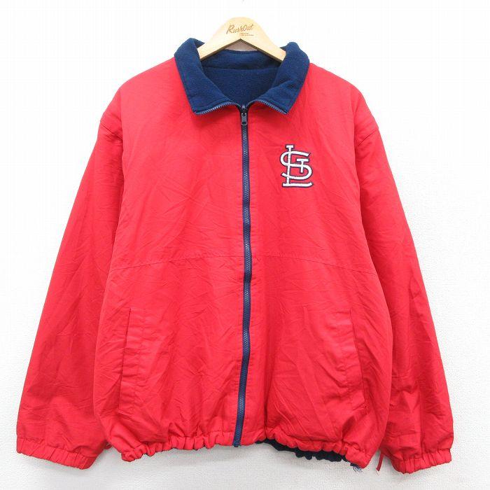 XL/古着 長袖 ジャケット メンズ 00年代 00s MLB セントルイス