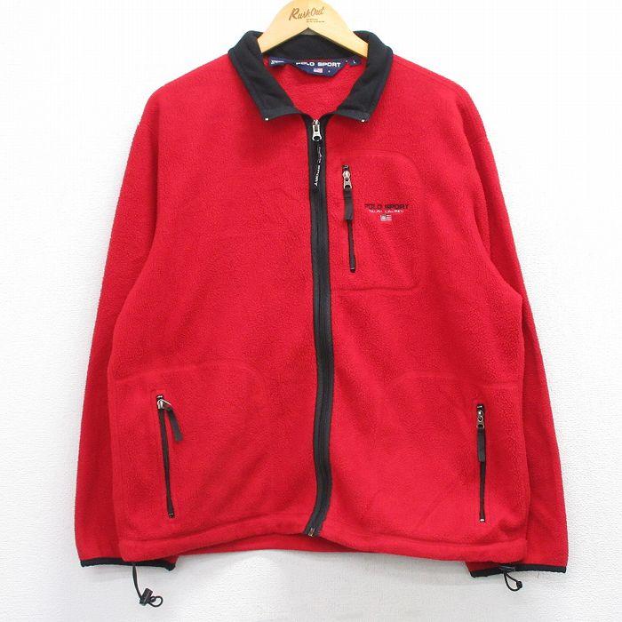 ポロスポーツ POLOSPORT フリースジャケット　L ラルフローレン L/古着 ラルフローレン ポロスポーツ 長袖 ブランド フリース