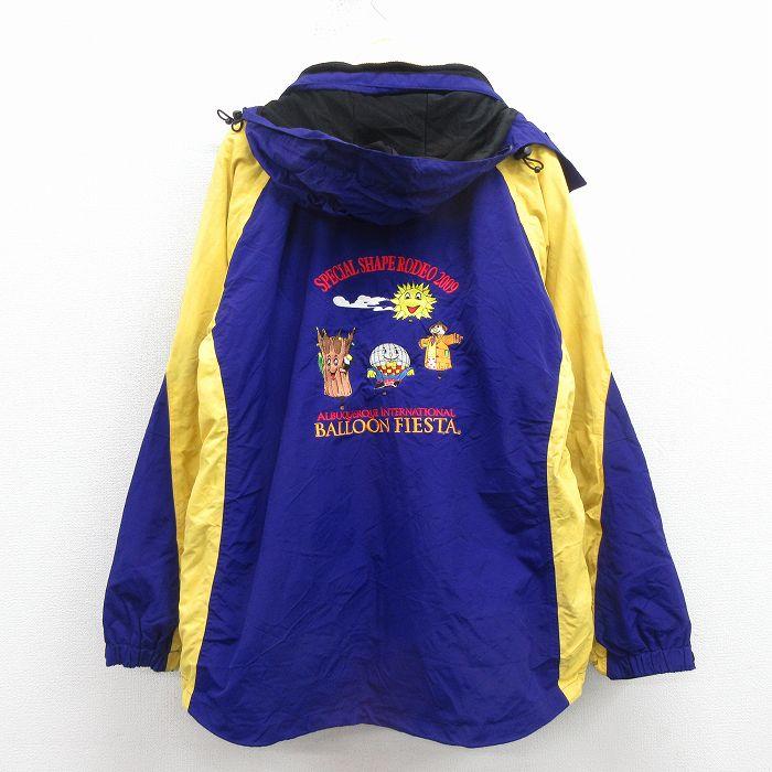 XL/古着 長袖 ナイロン ジャケット マウンテン パーカー メンズ 00年代