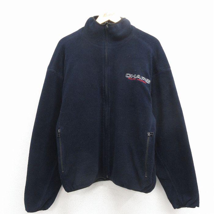 M/古着 ラルフローレン チャップス 長袖 ブランド フリース ジャケット