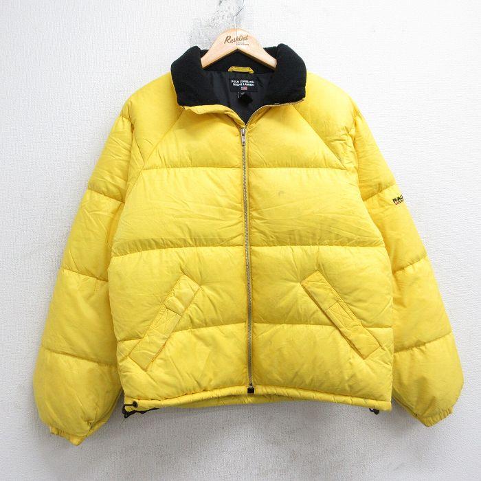 XL/古着 ラルフローレン ポロジーンズ 長袖 ブランド ダウン