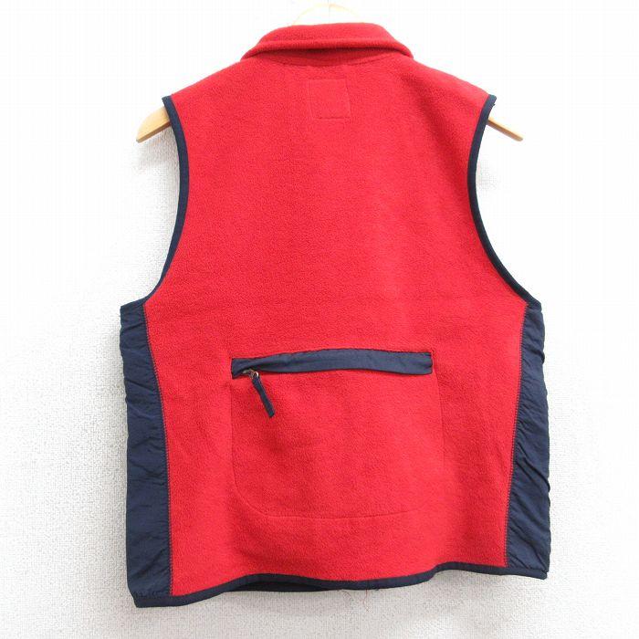GAP（ギャップ） XS/古着 フリース ベスト メンズ 00年代 00s 赤他