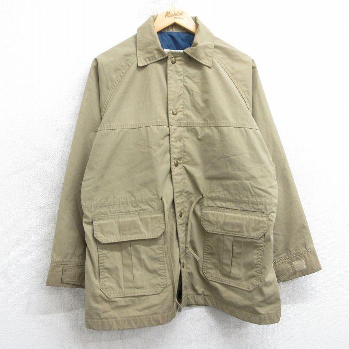 古着 エルエルビーン LLBEAN 長袖 ナイロン ジャケット レディース 90年代 90s ワンポイントロゴ ロング丈 大きいサイズ 紫 パープル 内側フリース 25oct06 中古 アウター ウインドブレーカー L.L.Bean - 古着 エルエルビーン LLBEAN 長袖 ナイロン ジャケット