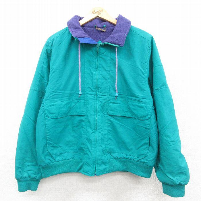 M/古着 マックレガー 長袖 ナイロン ジャケット メンズ 90年代 90s 青