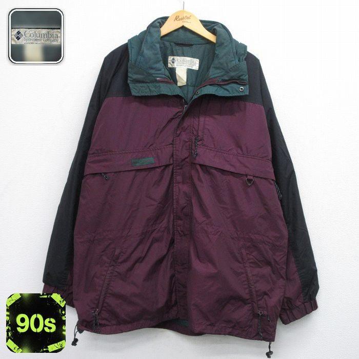 Columbia（コロンビア） 【50%OFF】XL/古着 長袖 ナイロン ジャケット 