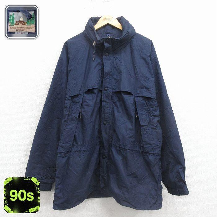 20%OFF】XL/古着 EMS 長袖 ナイロン ジャケット メンズ 90年代 90s 