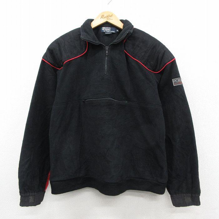 M/古着 ラルフローレン 長袖 ハーフジップ フリース ジャケット メンズ