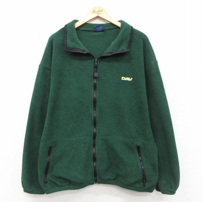 M/古着 コロンビア 長袖 フリース ジャケット メンズ 90s 緑他