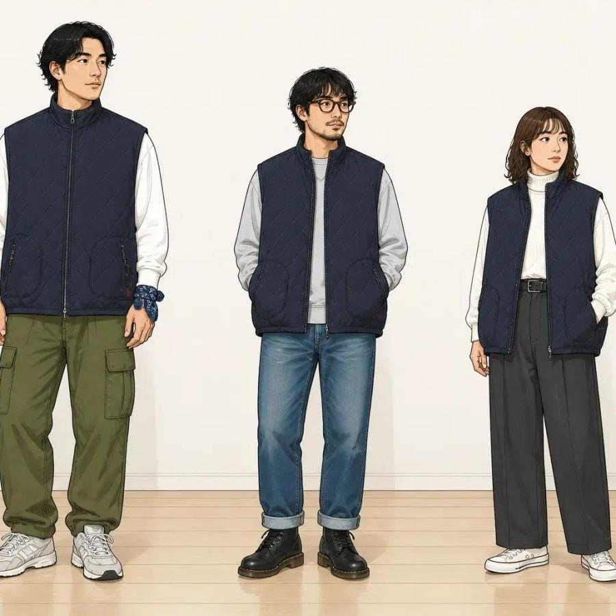 NAUTICA（ノーティカ） XL/古着 ブランド キルティング ベスト メンズ