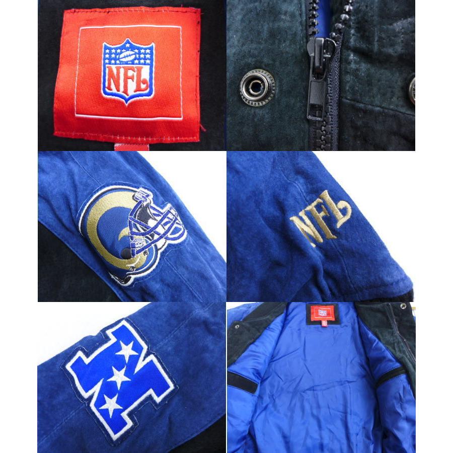 Xl 古着 スエード レザー ジャケット アメフト Nfl セントルイスラムズ 大きいサイズ 黒 ブラック Spe 19jan18 中古 メンズ アウター 革ジャン 皮ジャン Oule 古着屋rushout 通販 Yahoo ショッピング