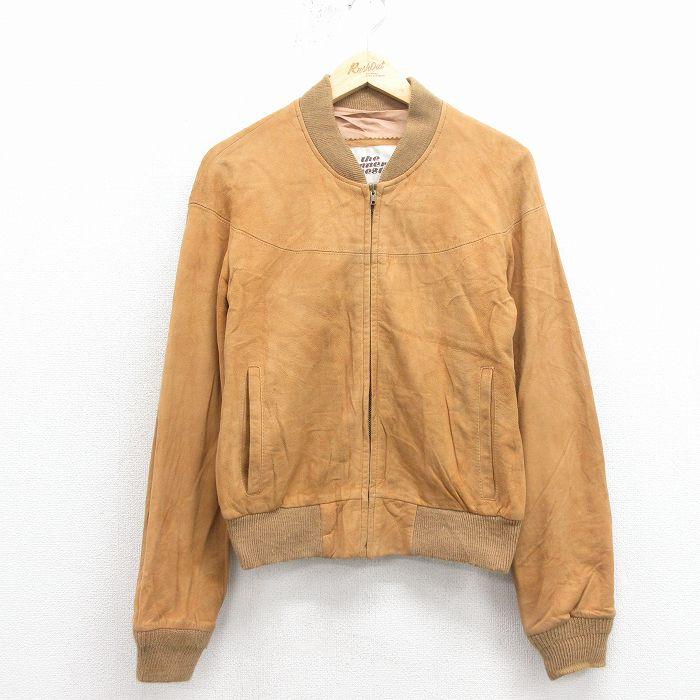 80s レトロ古着　短丈　ニット　スウェード　ジャケット　アウター 80s 80年代 茶色 ブラウン ニットジャケット ジップジャケット