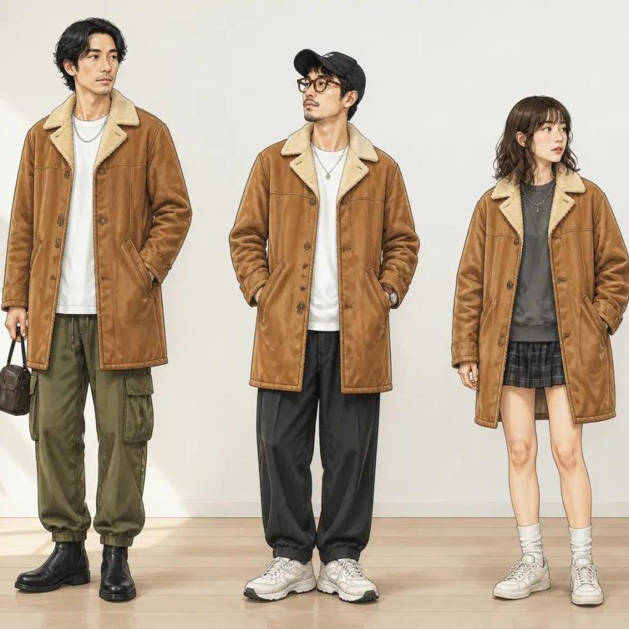 L/古着 BICK 長袖 スエード レザー ジャケット メンズ 80年代 80s