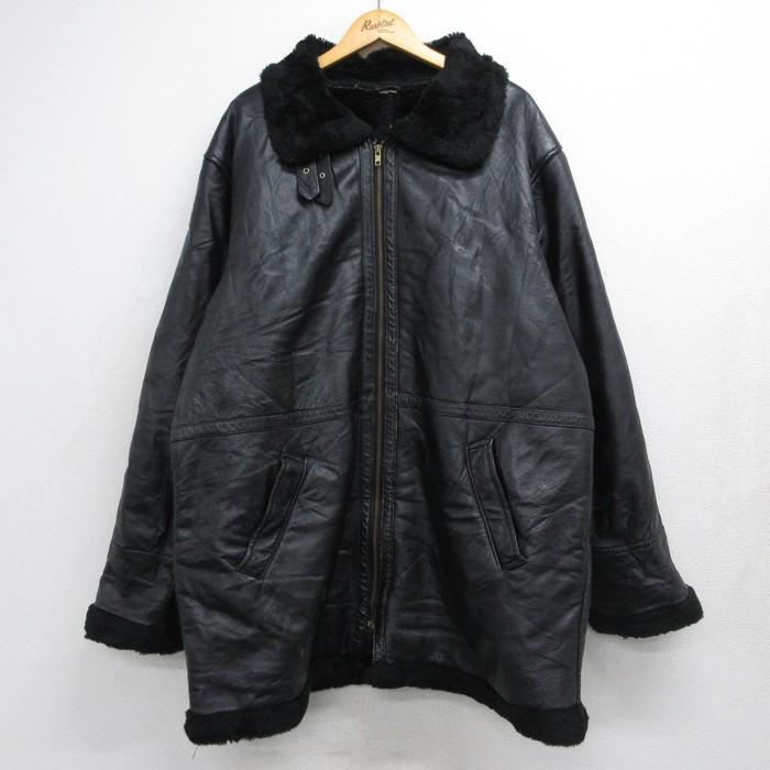 XL/古着 Andrew Klein 長袖 レザー ジャケット メンズ 90年代 90s