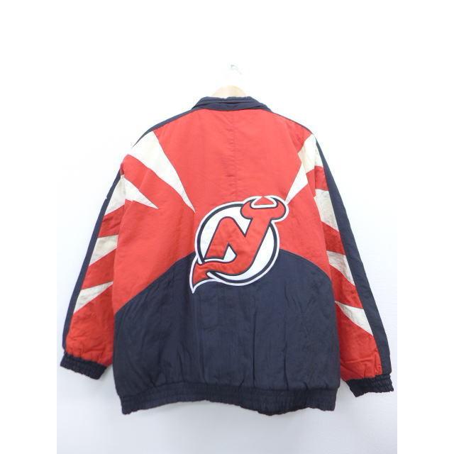 XL/古着 ナイロン ジャケット NHL ニュージャージーデビルス 大きいサイズ 赤 レッド アイスホッケー 18nov23 中古 メンズ アウター  ウインドブレーカー :ouny18102218:古着屋RUSHOUT - 通販 - Yahoo!ショッピング