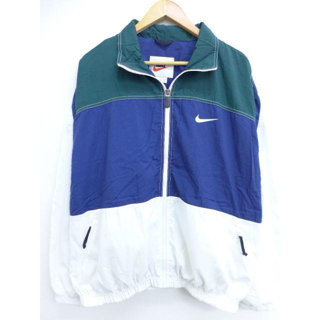 Xl 古着 ナイロン ジャケット ナイキ Nike マルチカラー 緑他 グリーン Spe 18dec05 中古 メンズ アウター ウインドブレーカー Ouny 古着屋rushout 通販 Yahoo ショッピング