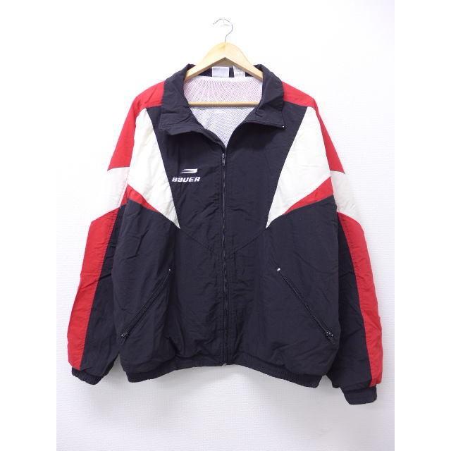 Xl 古着 ナイロン ジャケット マルチカラー 黒 ブラック 19jun07 中古 メンズ アウター ウインドブレーカー Ouny 古着屋rushout 通販 Yahoo ショッピング